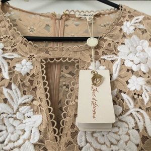 For Love and Lemons Mallorca Embroidered Dress M